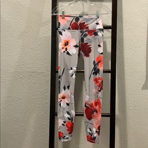 Gray floral fabletics leggings